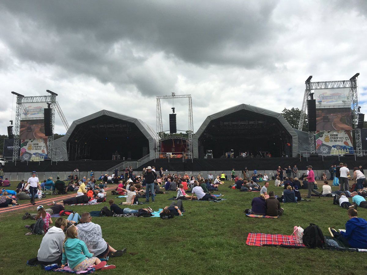 Ready for <a href="/TheCorrsMUsic/">The Corrs</a> at Carfest North! #TheCorrs #whitelighttour #CarFest