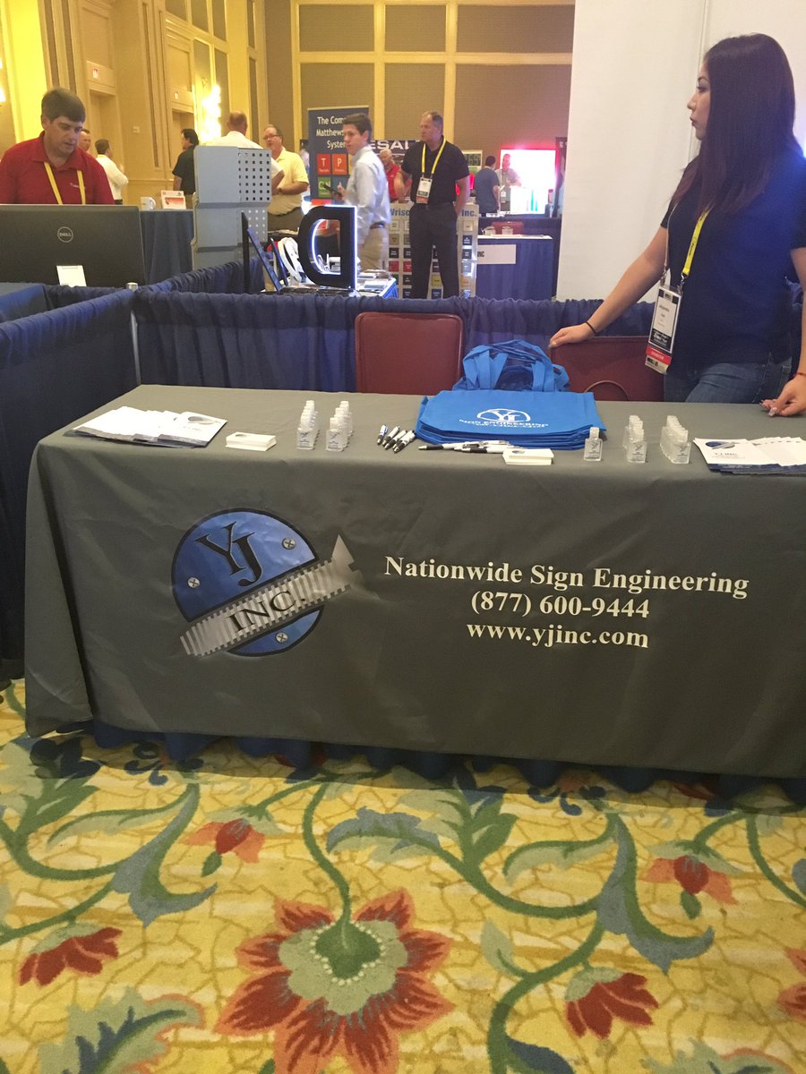 Booth #31 come visit us for your #signengineering need. #MSSA