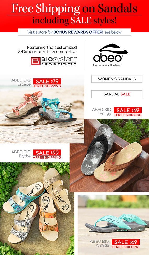 walking store sandals sale