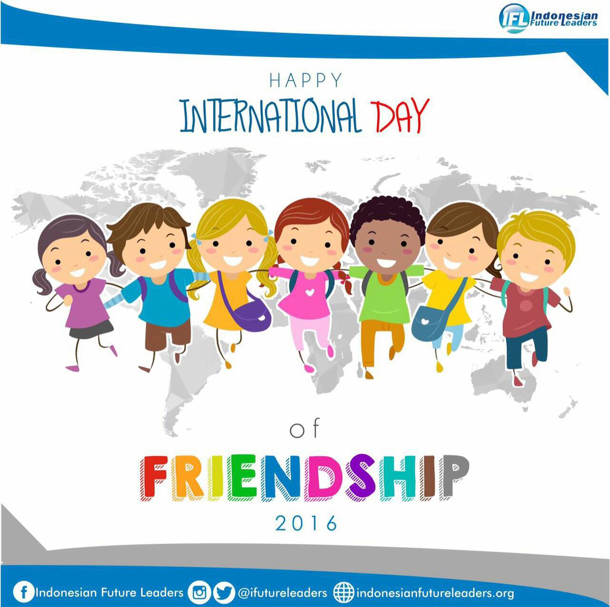 Alone we can accomplish many great things. Together we can change the world. Happy International Friendship Day! :)