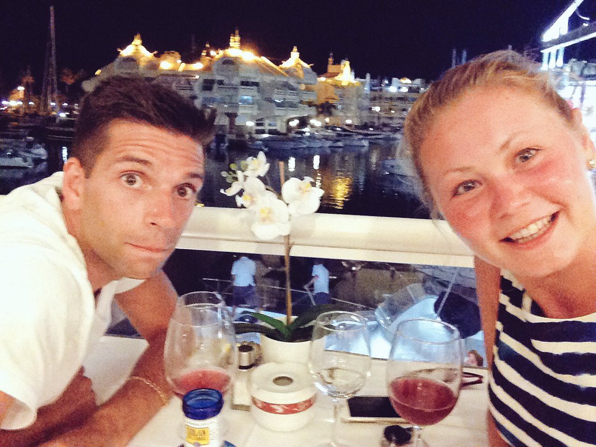 Nice evening meal looking over the Marina with <a href="/harrieto93/">Harriet A.</a> 👫🐟🌊
