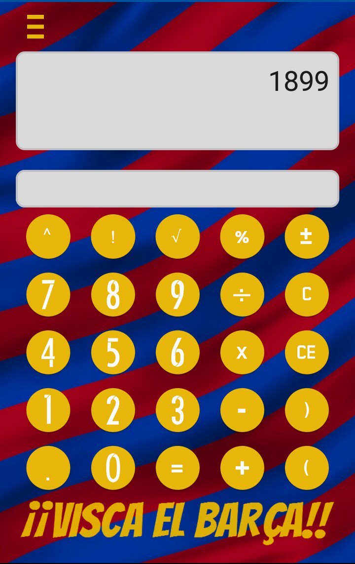 SimadMobile's tweet image. ¿Aficionado del Barça?, esta es tu calculadora.

#FCB
#Barcelona
#Fútbol 

play.google.com/store/apps/det…
