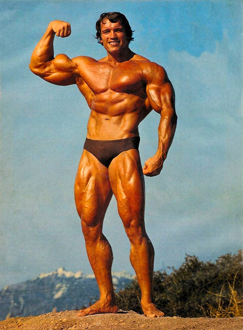 NutritionRush's tweet photo. Born Today: Arnold Schwarzenegger, the most famous name in the #bodybuilding industry. Happy 69th, Arnie! https://t.co/I52w1300PS