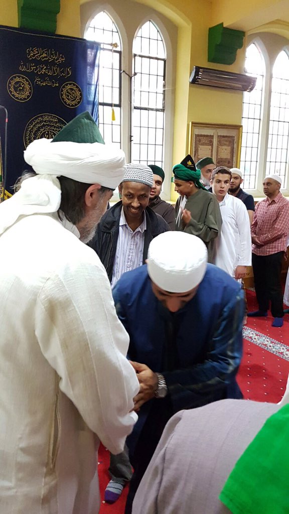 I_M_A_Trader's tweet photo. I met the son of my spiritual master over the w/e at St Annes priory, Tottenham #naqshbandi #sheikhnazim #sufism https://t.co/L25SzFfIHC
