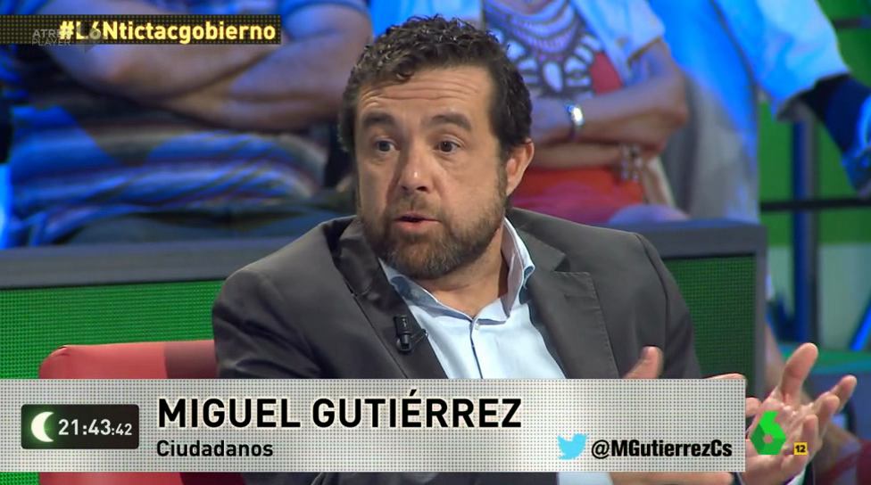 CS_Madrid's tweet photo. 📺.@MGutierrezCs "Si el señor Rajoy quiere gobernar tiene que trabajar, negociar y dialogar" #L6Ntictacgobierno https://t.co/PrBOFrb3se