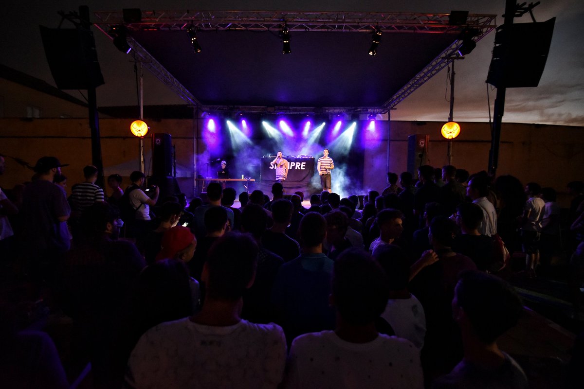 SEVILLAesPOP's tweet photo. Rubio Druida, Enjoy Canoa y Pedro la Droga abriendo la noche del rap en #popcaac https://t.co/CeycbAIyMd