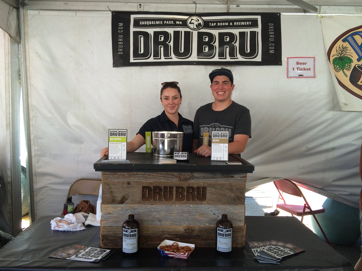 Want beer? We have a few options! Dru Bru!