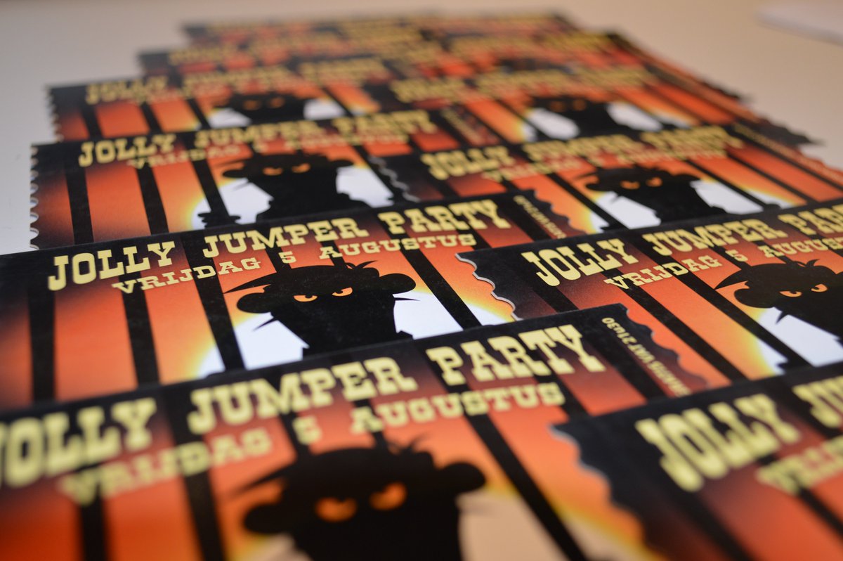Tickets #JollyJumperParty2016
Check facebook.com/events/1583203… voor voorverkoop

Yieehaa!!!

#JJP_2016 #Tickets  #Party