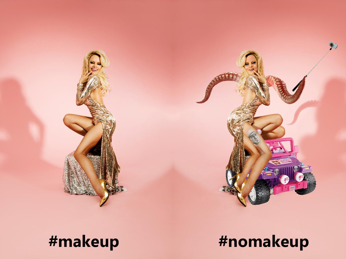 oregonriverchic's tweet photo. Wrong Tommy Lee altogether. #MakeupNoMakeup https://t.co/7LrNKj5biy