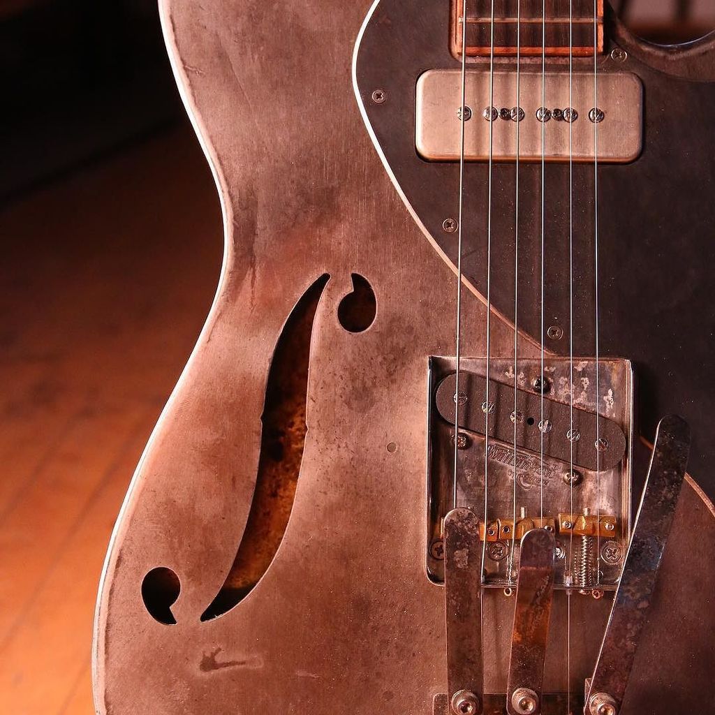 What other electric guitar styles do you all want to see steel-ized? Pickups? Config? Body shapes? Shot from the Sh…