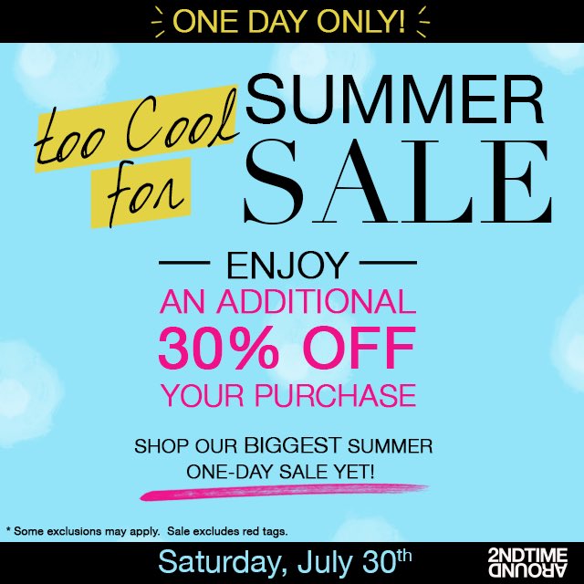 ☀️ TODAY ONLY ☀️