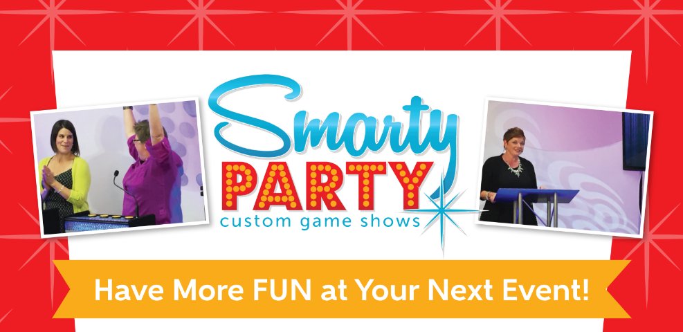 PrairieGHouse's tweet photo. TEAM BUILDING &amp; STAFF ENRICHMENT? Book a SMARTY PARTY Game Show to engage &amp; entertain groups https://t.co/2WlmNERxfS https://t.co/RMoiV04HQj