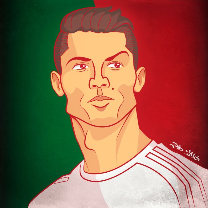 Ronaldo Drawing / Speed drawing: Cristiano Ronaldo / Быстрое рисование