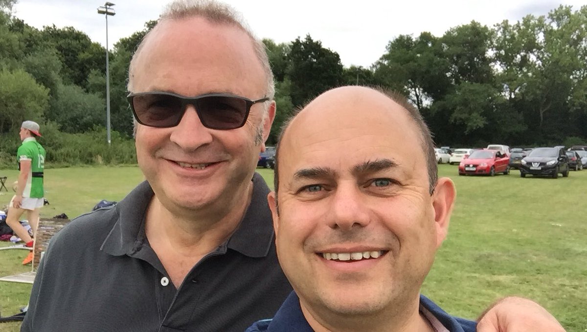 EdwardFoley's tweet photo. Splendid afternoon of rugby watching @GarStoppani in action @FishwickSevens @WimbledonRFC playing 7s https://t.co/vHnUFaRHQQ
