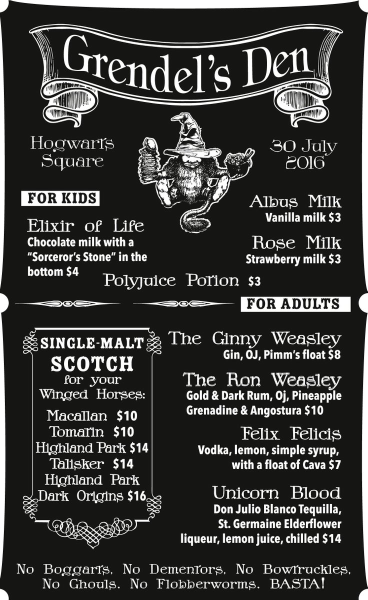 Visit us on Diagon Alley (aka our cobbled way off JFK) tonight for Hogwarts Square #harrypotter #thecursedchild