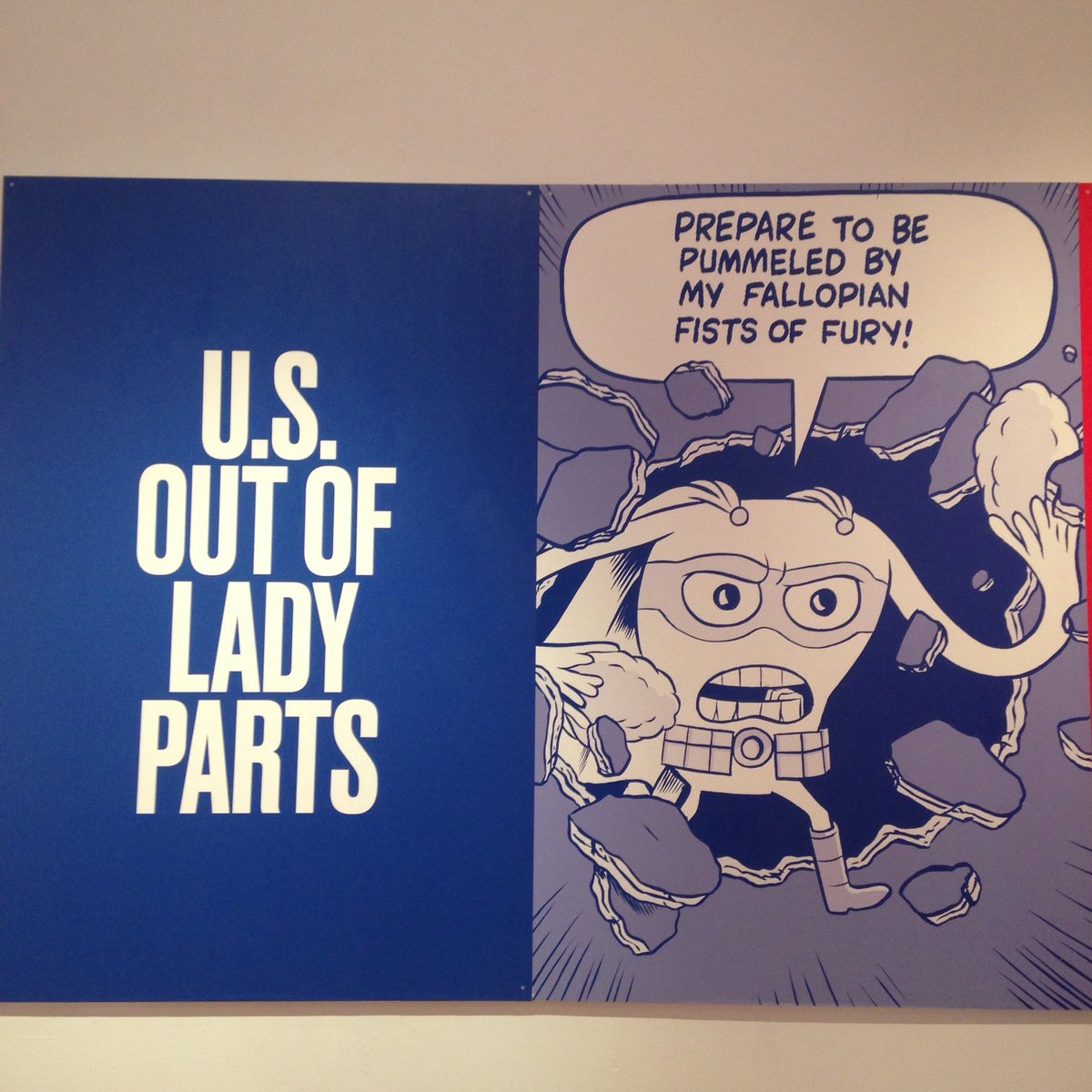 Got to be five feet tall at @TheNib gallery in Philly