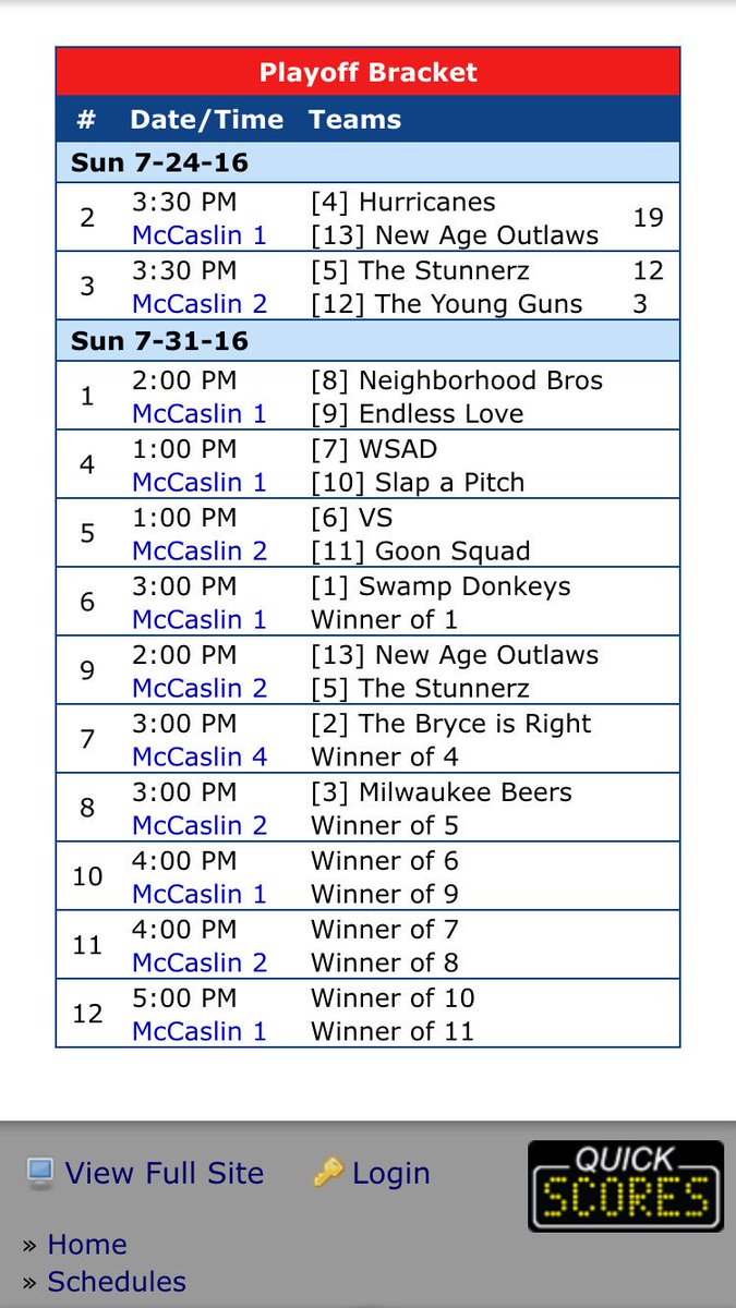 StunnerzSball's tweet photo. Playoff schedule for tomororw! Stunnerz play at 2 @ McCaslin.โพ๏ธ it's playoff Sunday so come and support! #StunEm https://t.co/NAcdBoggXa