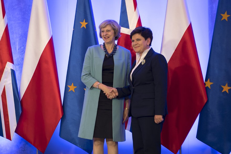 10DowningStreet's tweet photo. PM: “ While the UK is leaving the EU, we are not leaving Europe. Britain will remain an outward-looking nation.” https://t.co/mMaQ2p1pT4