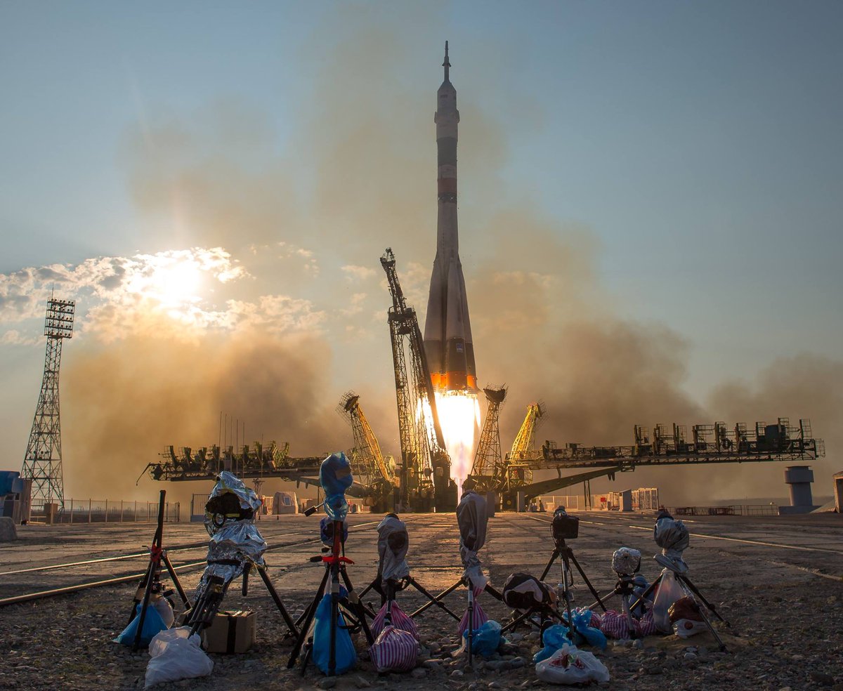 Space_Station's tweet photo. It was busy this July at the station when one spacecraft departed and three more arrived. https://t.co/s40IGvL4QK https://t.co/hCfTzORSnD