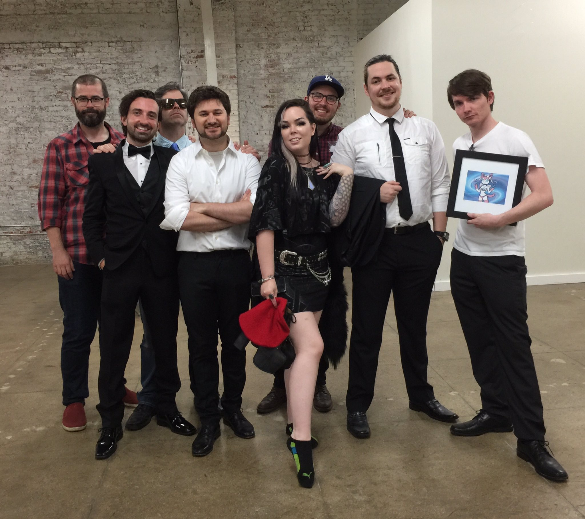Game Grumps on Twitter: "The crew after our surprise Pokemon Art Show last  night. Thanks to all the people who came - what a turnout!  https://t.co/9Ew0iXgw9S" / Twitter