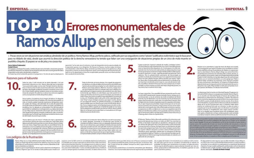 HectoRodriguez's tweet photo. Los 10 errores monumentales de Allup en la Asamblea #MUDAsambleaIlegal #AllupFracasó https://t.co/VyTn6Uf9OI