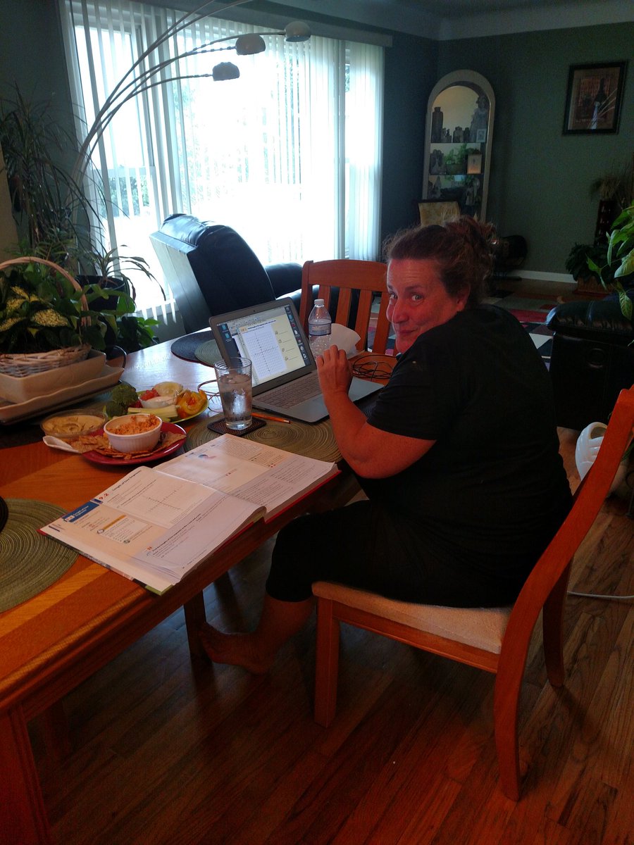 6thMathMemorial's tweet image. Mrs. Yerse and Ms. Hill lesson planning on a Saturday in July!😃#eatingcheeseandhavingfun