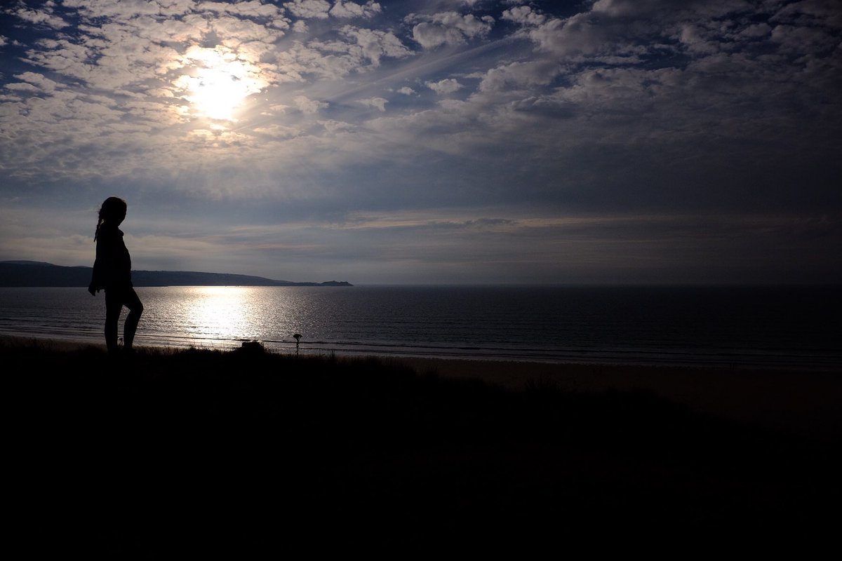 Sun setting over #StIves #Cornwall enjoying the moment