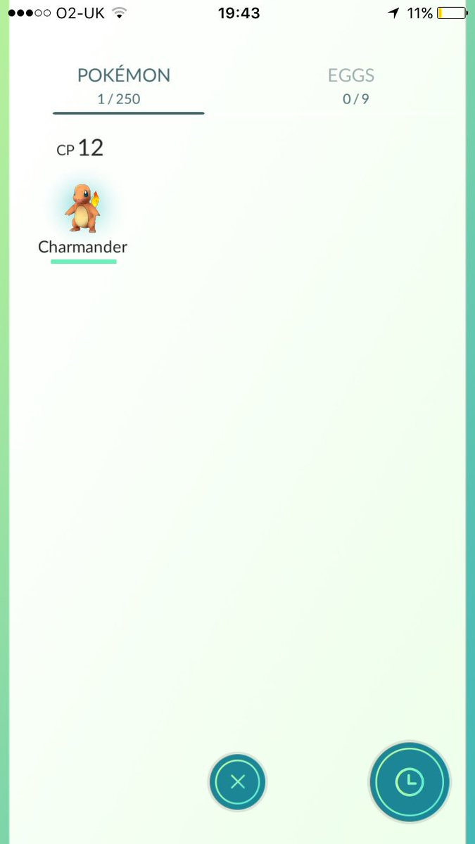 georgieethomass's tweet photo. When your Pokemon Go crashes really bad and all you're left with is a charmander 😭 https://t.co/HUerbSw4bI