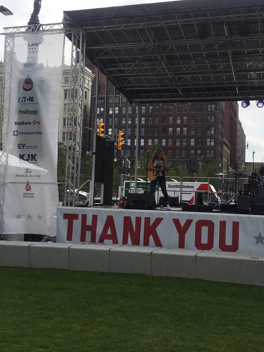 2016CLE's tweet photo. CLE celebrates! #ThisisCLE #2016CLE #ThanksCLE https://t.co/em919ABS4y