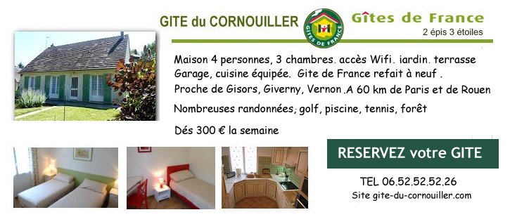 Portematic's tweet photo. RESERVATION GITE de France proche de #Giverny, #Gisors https://t.co/ZXQ56H2dg4