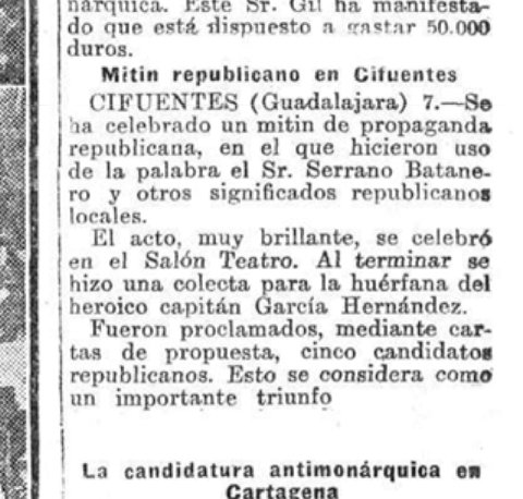 AraMtnezEsteban's tweet photo. Hoy en Cifuentes,recuerdo que tenemos una deuda pendiente con un gran hijo de nuestro pueblo https://t.co/gLqiP1IREf https://t.co/hQowHScHSx