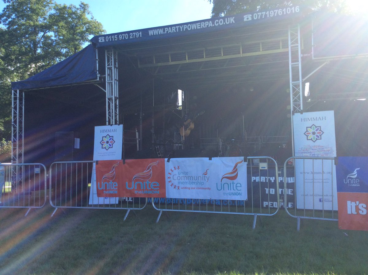 Insolidavity's tweet photo. Thanks @Unite_Community @unitetheunion @PeoplesNotts @Himmah #NottsUnites16 great festival...roll on next year https://t.co/FXApcz4Hwo