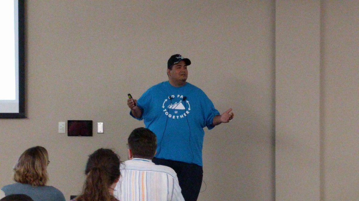 Story time with <a href="/chrislema/">Chris Lema</a>. #wcokc