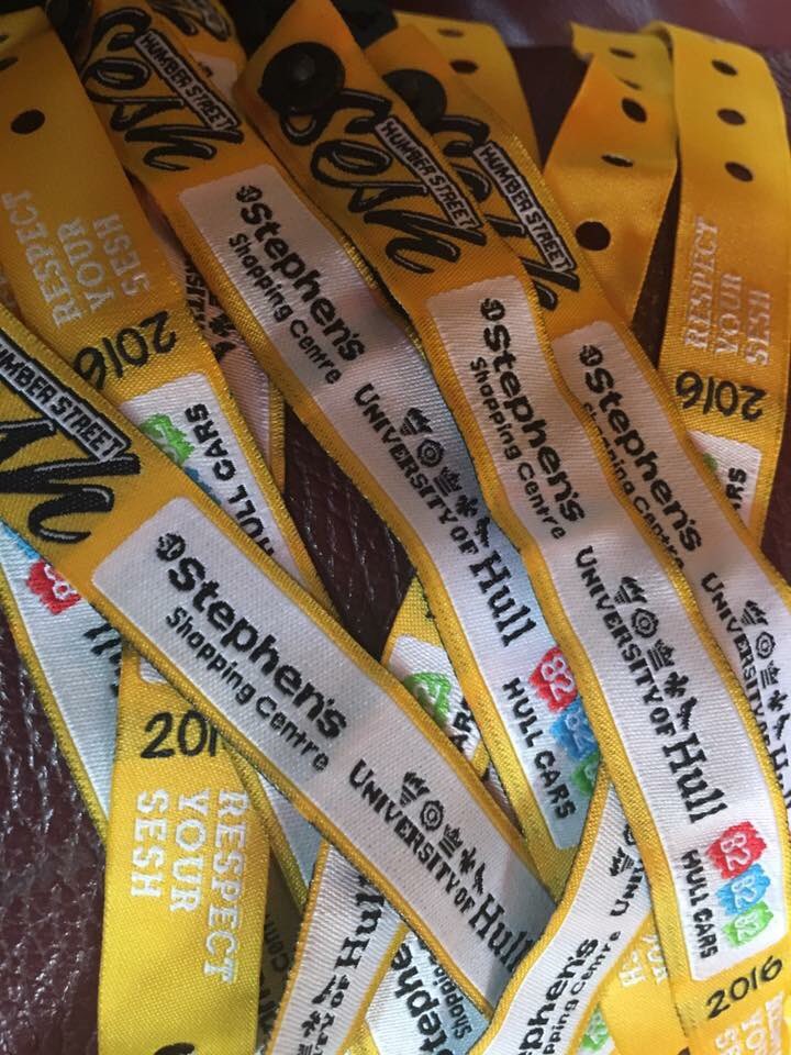 Sesh wristbands handed out to FRCA YP. Excitement high. For some a first festival experience <a href="/HumberStSesh/">Humber Street Sesh</a>