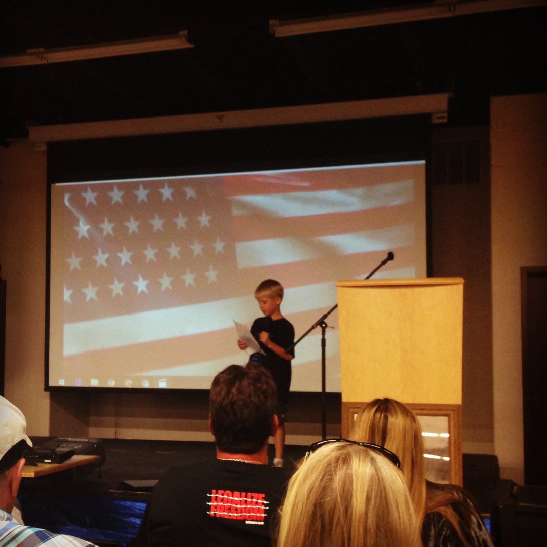 preppertalkrad's tweet photo. What does the flag represent to you? Enjoying Liberty at #libertyrising we need to all do our part! https://t.co/RX3A2xxgok