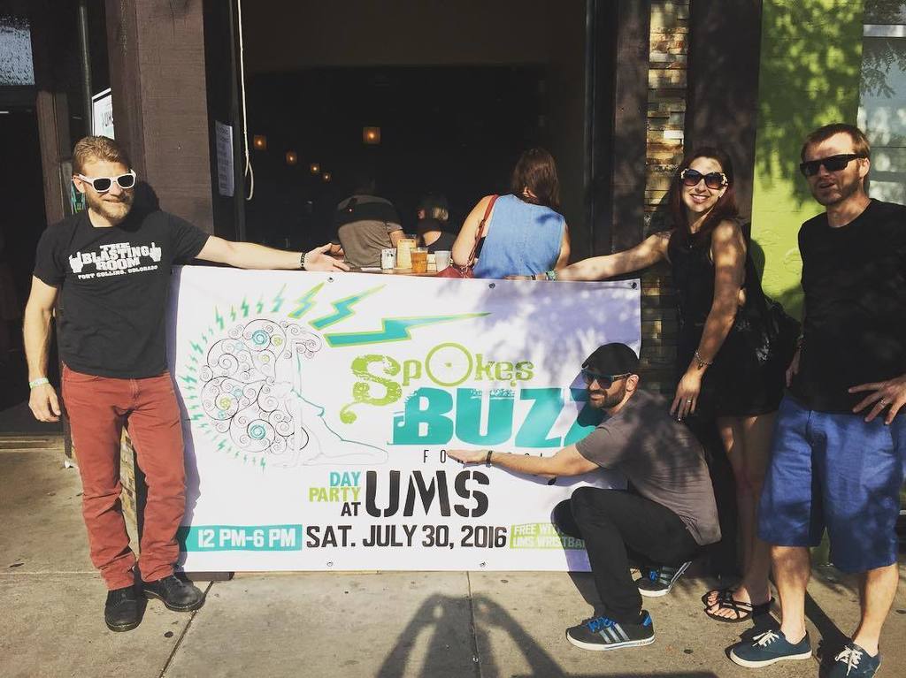 SpokesBUZZ's tweet photo. Our #UMS2016 Day Party is done, but more #SpokesBUZZ bands to come! @postparadise stopped … https://t.co/DGg4KQkzGv https://t.co/YkxCOOB9U9