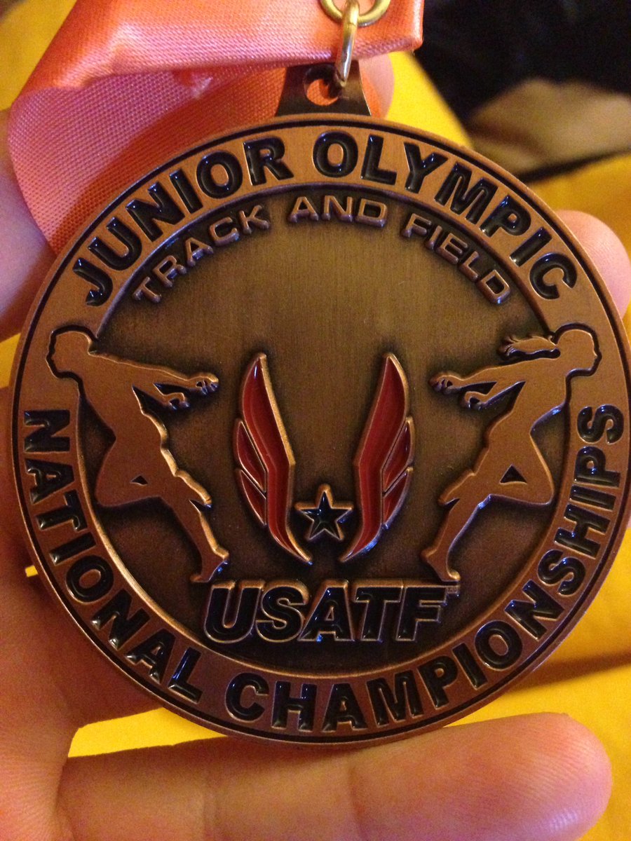 W318Michael's tweet photo. Came out with a bronze medal at the junior Olympic national championship today! Also became an All-American😏😜🏅 https://t.co/dd1UmBnMgg