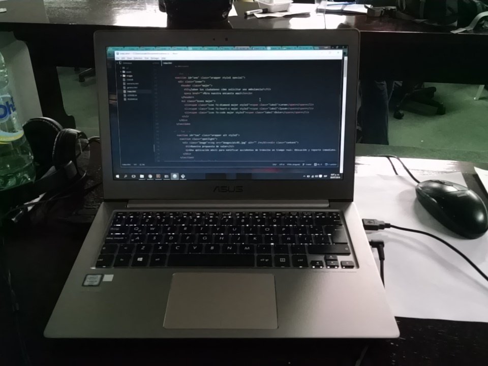 jroadev's tweet photo. Trabajando en nuestra landing page @tuheroe_co #swcali2016 @SWCali2016 @FundaTIC #calico https://t.co/xtcRuSpzog