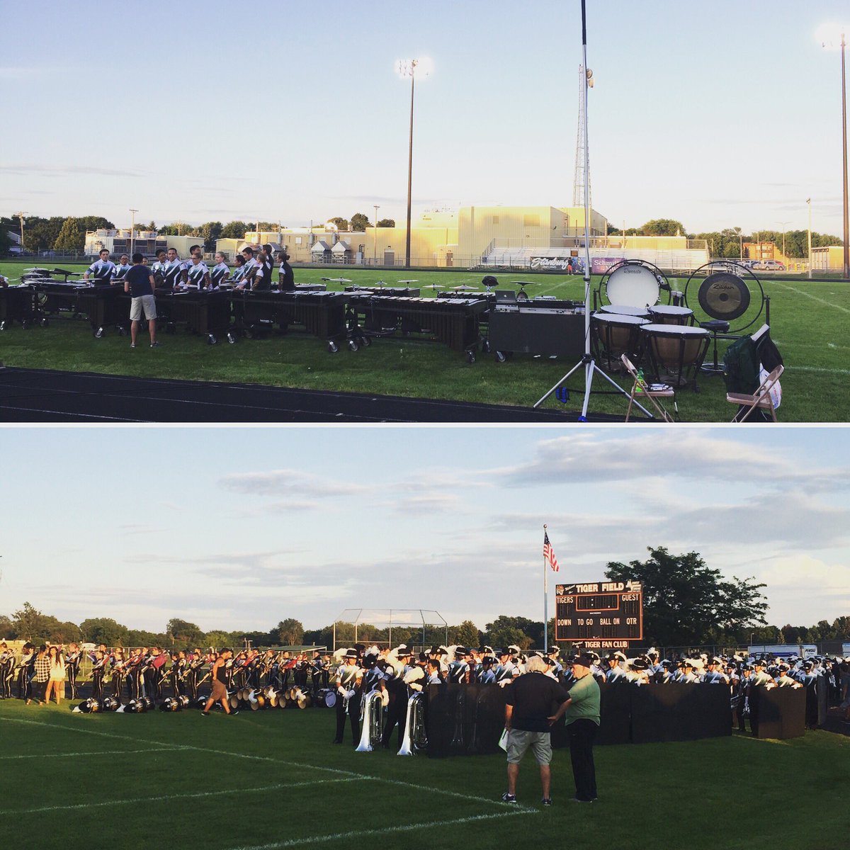 dynastyperc's tweet photo. @scvanguard Cadets hitting the field in Minnesota! #TeamDynasty #SCVC16 #DCI2016 https://t.co/0bXtMM273r