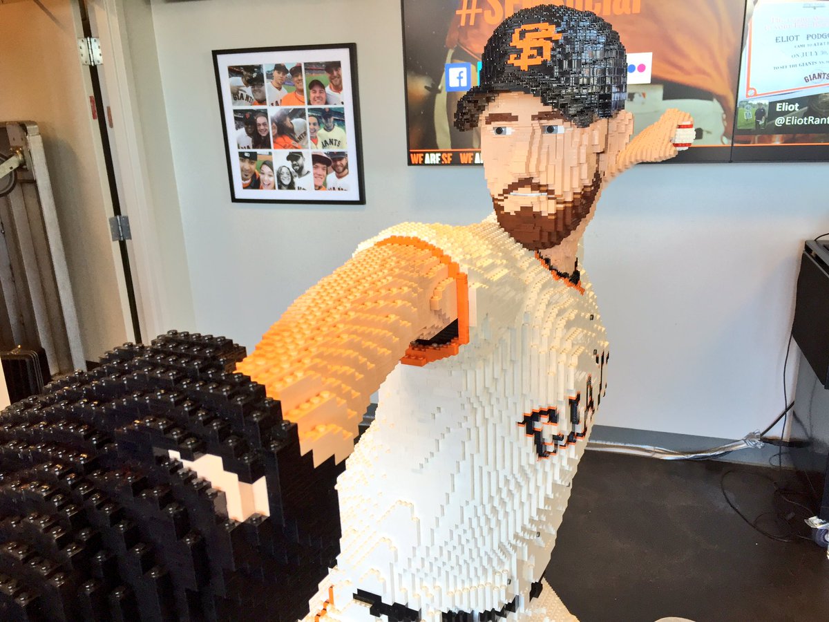 NotLouSeal's tweet photo. #LegoBum is so amazing, even rare #SFGPoke love him.

#SFGLego #SFGiants https://t.co/tj1UXZkLui