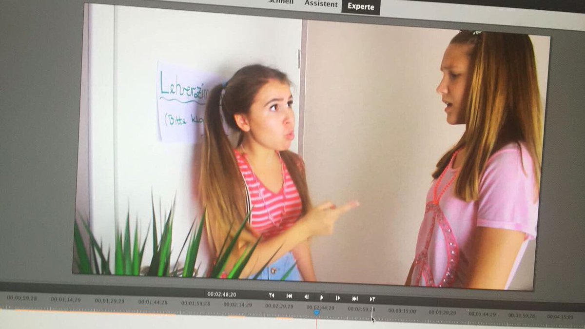 Morgen neues Video! 😂

PS: meine Schwester ist 11 und einfach so groß! 😭 Die ist einfach über 1,74cm. 😳