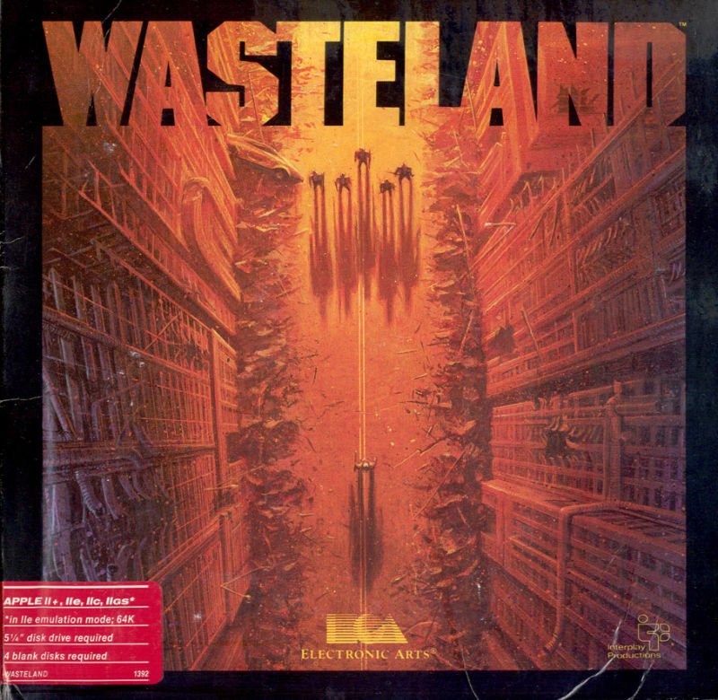 techflashback's tweet image. Today's awesome box art is Wasteland by #ea originally for the #apple 2 computer #retrogaming
