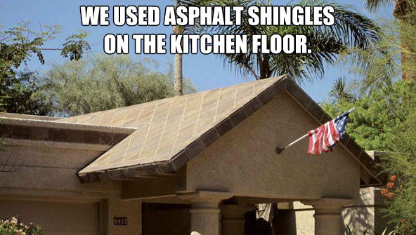 BensRoofing's tweet photo. Interesting (backwards) choices. #roofhumor #roofinghumor #roofs #roof #roofing #humor #funny #roofingfail #rooffail https://t.co/HZx9t38cfR