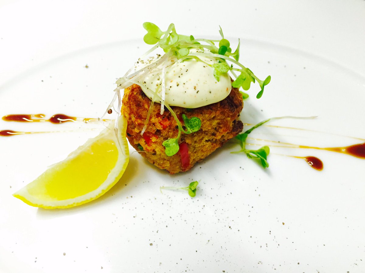 Crabcake <a href="/QuiviraSteak/">Quivira Steak House</a> #kingcrab