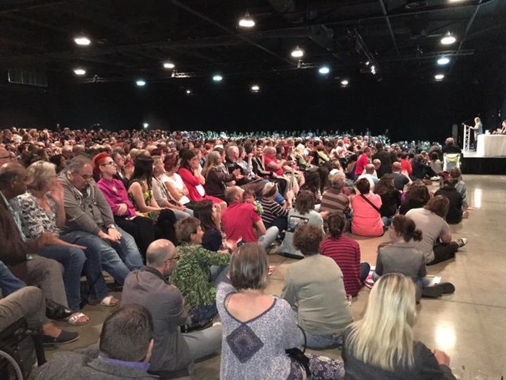 asgharlab's tweet photo. Great speech by @jeremycorbyn @RichardBurgon @Imran_HussainMP at packed #RoyalArmouries for @jeremycorbyn rally. https://t.co/HDUArWLFBr
