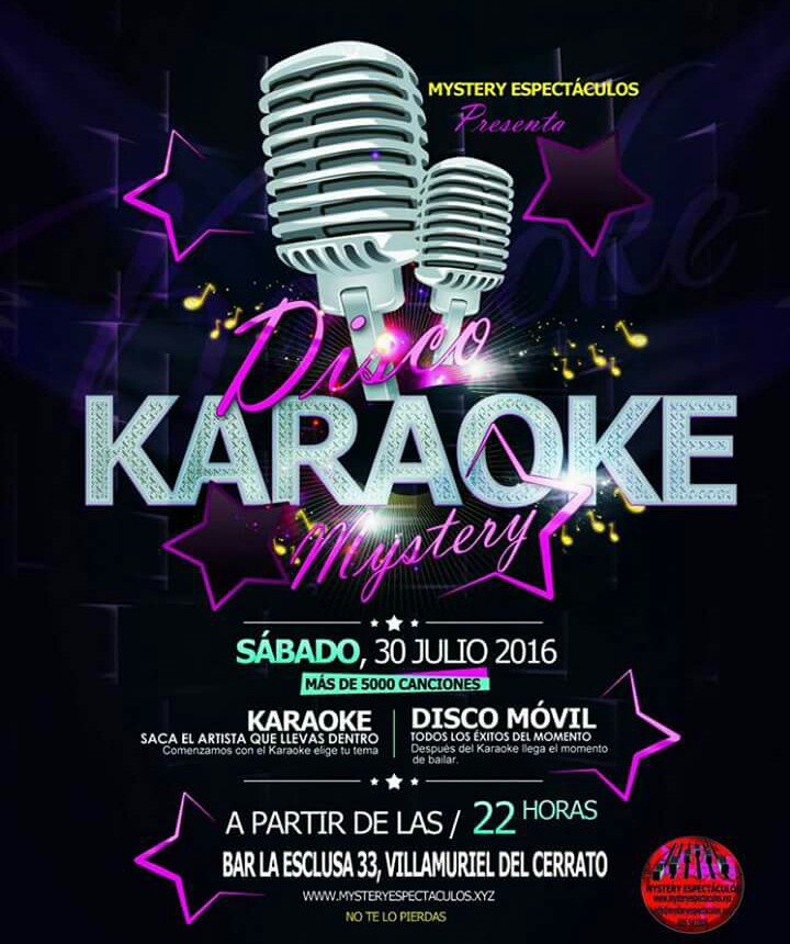 MielVillamuriel's tweet photo. Estamos de fiesta!!!  MOJITO KARAOKE DISCO....... NOCHE DE FIESTA!!!! Verano en La Esclusa 33 terraza! https://t.co/JH8218q3xv
