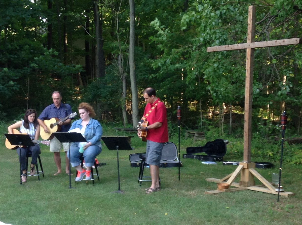Our first  #WorshipLab was a success! What are you putting in God's hands this week? #NorthbrookPresbyterianChurch