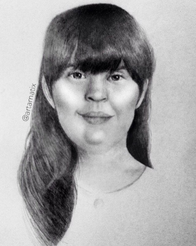 artamatix's tweet photo. Completed portrait of #Nan from #AHSCoven #myartwork https://t.co/BDWqEfDSmt