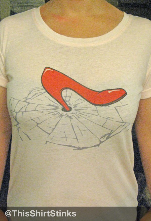 ThisShirtStinks's tweet photo. Homage to the great @nbcwendy and her fantastic story of windshield demolition on @ThisShowStinks. @TKLittles https://t.co/hJTW4FrUML