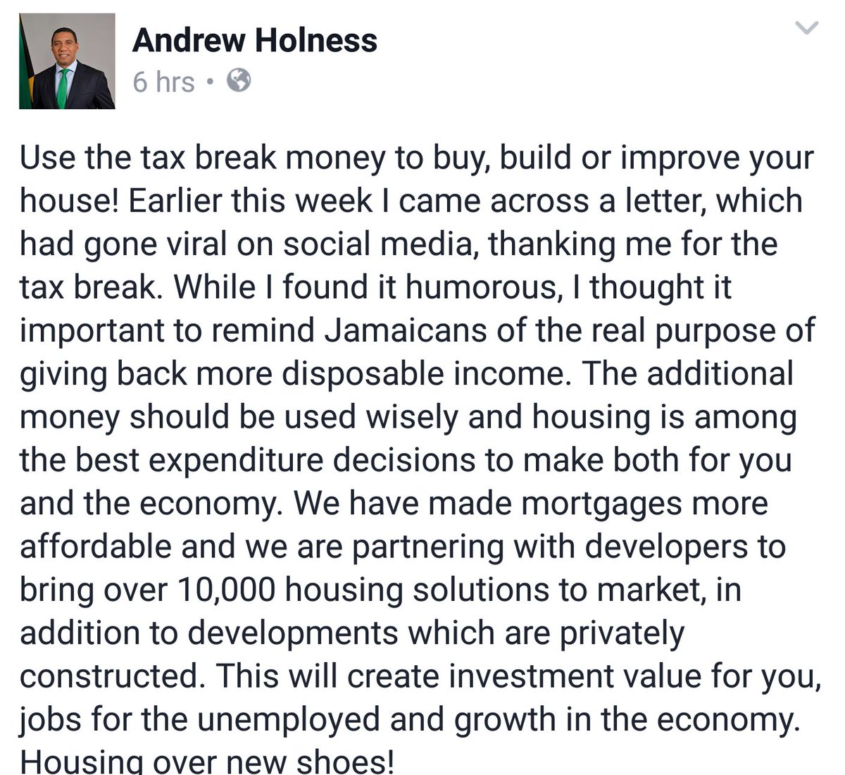 AndrewHolnessJM's tweet image. #spenditwisely #taxbreak #1POINT5PLUS